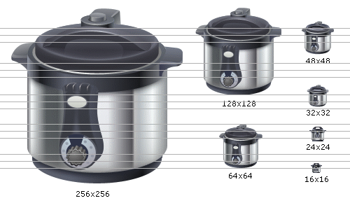 Pressure cooker icon