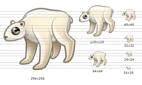 Polar bear icon